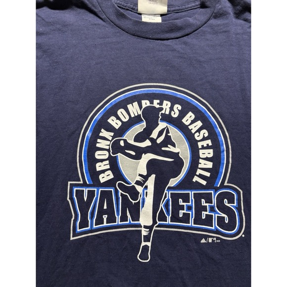 New York Yankees Bronx Bombers Long Sleeve T Shirt Men's Size XL 100th Year - Picture 4 of 9